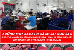 Xưởng may balo quảng cáo uy tín giá rẻ tại TP HCM