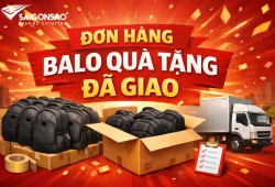 ĐƠN HÀNG BALO QUÀ TẶNG SỐ LƯỢNG LỚN – THÀNH CÔNG CỦA XƯỞNG SÀI GÒN SAO
